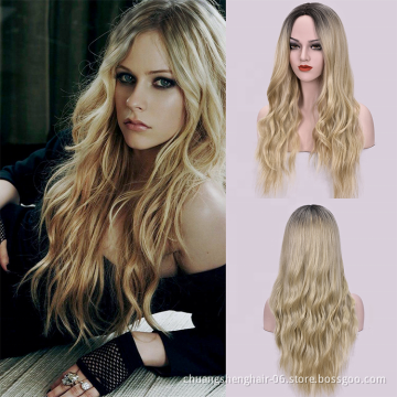 hot selling synthetic wig heat friendly curly colorful short wigs for black women kinky streight long blonde wig synthetic